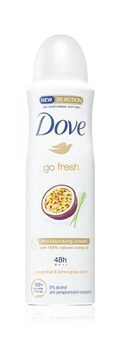 Dove spray Go Marakuja+ citronová tráva  | Kosmetické a dentální výrobky - Dámská kosmetika - Deodoranty - Spray